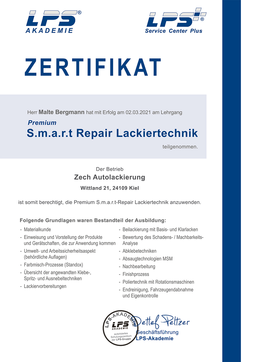 Zertifikat premium smart repair.psd